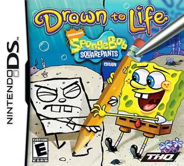 Drawn to Life - SpongeBob SquarePants Edition (USA) (En,Fr) box cover front